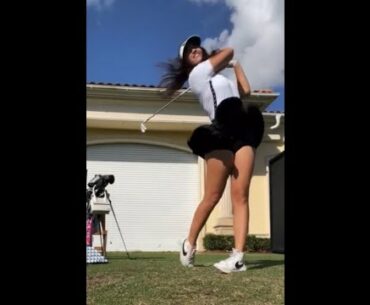 Awesome change up .. 🙌 ❤️❤️ #golf #shorts #golfgirl      | GOLF#SHORT