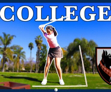 IMPACT DRILL for more DISTANCE! College Golfer Lesson