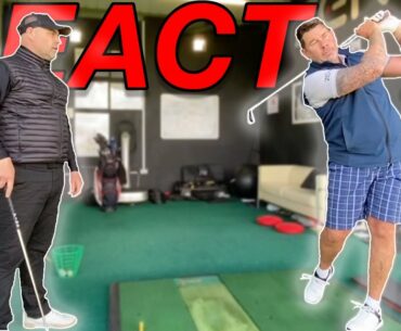 Let the Body Swing the Golf Club then your Arms REACT