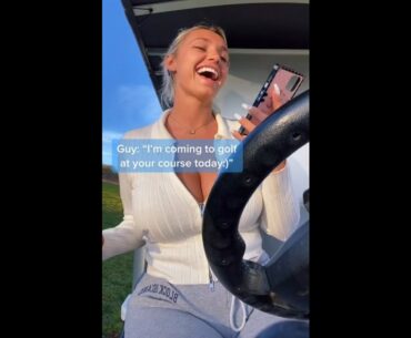 golf cart girl Cass Holland tiktok stories❤️❤️ #golf #shorts #golfgirl      | GOLF#SHORT