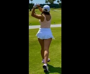 Tick tick…💥❤️❤️ #golf #shorts #golfgirl      | GOLF#SHORT