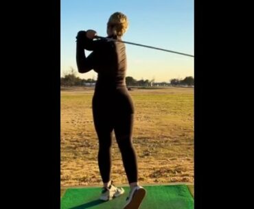 Try the towel drill to help with hinging your wrists ❤️❤️ #golf #shorts #golfgirl      | GOLF#SHORT