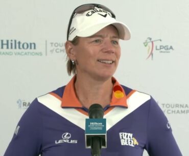 Annika Sorenstam 2022 Hilton Grand Vacations Tournament of Champions Wednesday Interview LPGA Tour