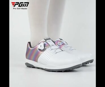 PGM XZ197 professional oem ladies golf shoes light weight waterproof golf shoes