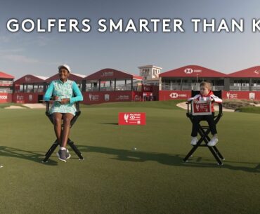 Are Golfers Smarter Than Kids? | HSBC Future Falcons | 2022 Abu Dhabi HSBC Championship