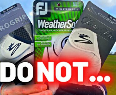 DO NOT buy a NEW golf glove until you watch this....