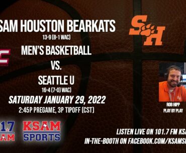 Men's College Basketball - Sam Houston Bearkats vs Seattle U Redhawks - 1/29/2022 - WAC