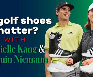 Do golf shoes ACTUALLY matter? | Danielle Kang and Joaquin Niemann Swing Challenge