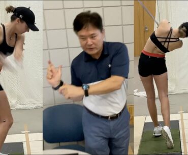 GET UNSTUCK. DR KWON AND LPGA HOPEFUL FIX RIGHT ELBOW. BE BETTER GOLF