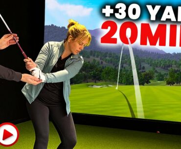 Golfer Discovers How to Hit the Ball Then the Turf with Your Irons in LIVE GOLF LESSON