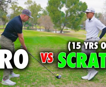 15-Year-Old Scratch Golfer VS PGA Pro!!