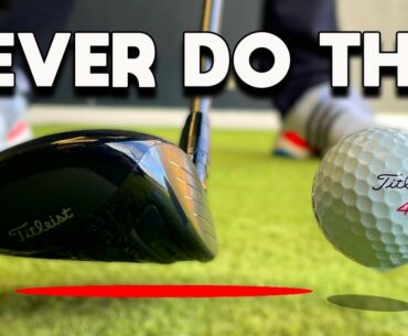 Never do THIS one thing when hitting your FAIRWAY WOODS