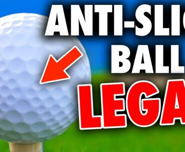 Instantly STOP Your Slice?!  Legal Straight Flight Golf Ball!