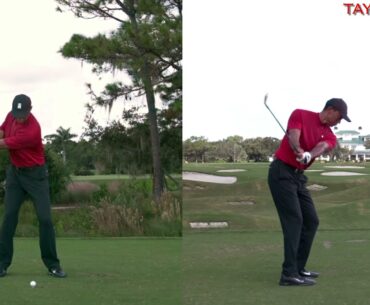 Tiger Woods Iron Swing Sequence and Slowmotion