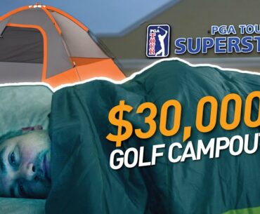 CAMPING FOR $30,000 OF FREE GOLF CLUBS OUTSIDE PGA TOUR SUPERSTORE!