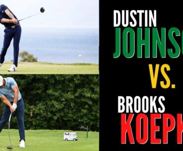 Dustin Johnson VS. Brooks Koepka:  Subtly Different Swing Mechanics!