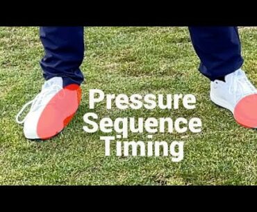 Timing your golf swing using the pressure sequence#Shorts