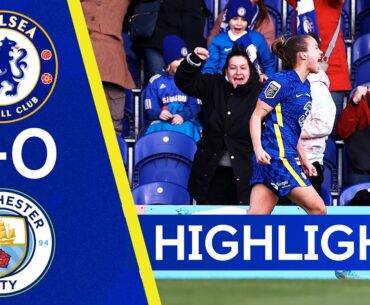Chelsea 1-0 Man City | Blues Close the Gap at the Top of the Table! | WSL Highlights