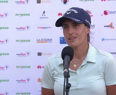 Marta Sanz Barrio 2022 Magical Kenya Ladies Open Sunday Flash Interview Ladies European Tour