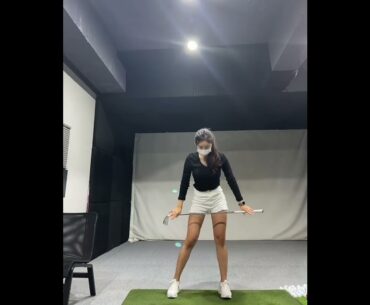 Perfect swing! #golf #short #golfbabes #golfgirl #girlthatgolf #golfqueen