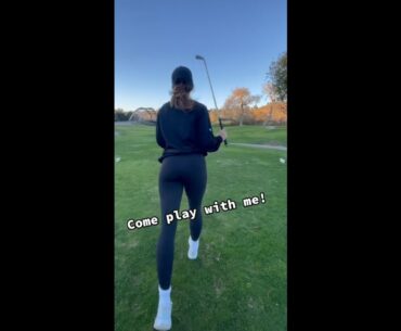 Come play with me! ❤️❤️ #golf #shorts #golfgirl      | GOLF#SHORT