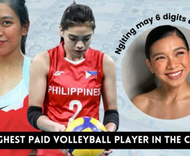 Gaano kalaking pera ang kinikita ni Alyssa Valdez?