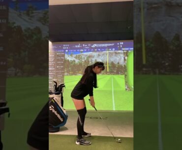 That is a great golf swing! #golf #short #golfbabes #golfgirl #girlthatgolf #golfqueen