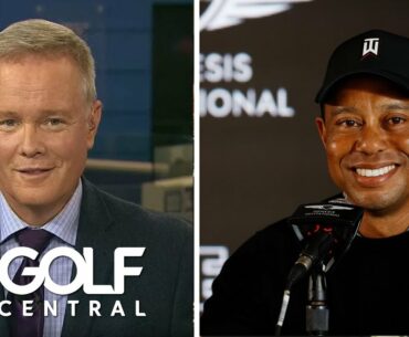 Tiger Woods holds court at Genesis Invitational | Golf Central | Golf Channel