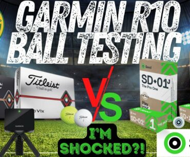 Garmin R10: Seed Golf Balls Vs Titleist Pro V1 & Pro V1X - Shocking Results!!