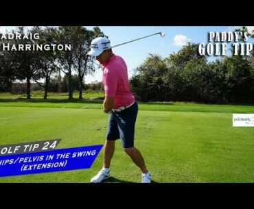 HOW TO CLEAR YOUR HIPS/PELVIS IN THE GOLF SWING | Paddy's Golf Tip #24 | Padraig Harrington