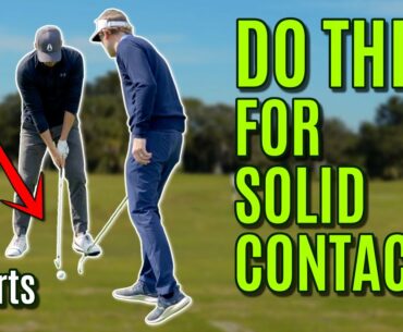 Do this to hit ball first ground second EVERY TIME! #shorts #golfswing #golf #ericcogorno