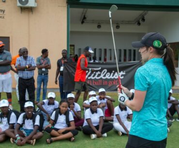 LET stars put on a clinic for Kenyan amateurs at Vipingo Ridge