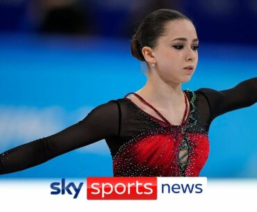 Kamila Valieva falls in final skate and finishes fourth