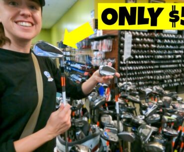 We Dug Through THOUSANDS OF EXPENSIVE GOLF CLUBS TO FIND THE DEALS!