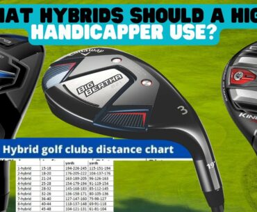 2022-BEST HYBRID GOLF CLUBS FOR HIGH HANDICAPPERS | BEST HYBRIDS FOR BEGINNERS & HIGH HANDICAPPERS