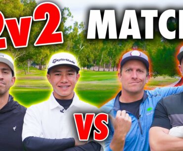 2v2 Scramble Match w/ 15 yr old SCRATCH Golfer!