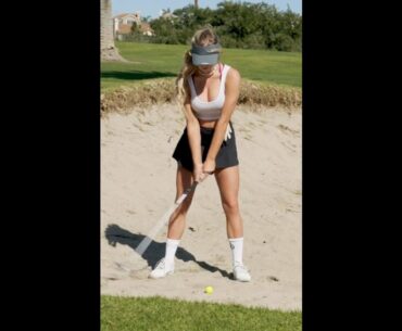 Making it look so easy ❤️❤️ #golf #shorts #golfgirl      | GOLF#SHORT