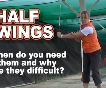 Why are HALF SWINGS in golf difficult? When and why you need them and the secret to making them easy