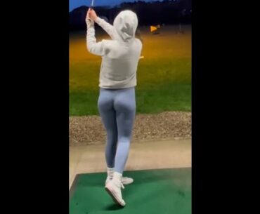 Range practice is better than no practice ❤️❤️ #golf #shorts #golfgirl      | GOLF#SHORT