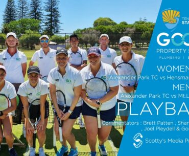 R13/14 of the Goods property Services WA Men's and Ladies State League PLAYBACK.