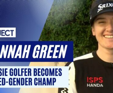 Aussie Hannah Green Becomes First Female Winner Of Mixed-Gender Golf Tournament