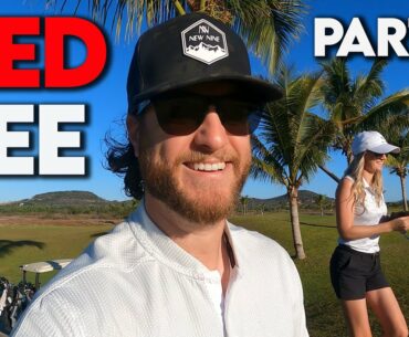 Golf Challenge Forward Tee's (Back 9) | Golf Vlog 2022 Mexico Edition