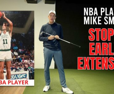 6'10" NBA Player Stops Early Extension in his Golf Swing
