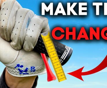 This SMALL GRIP CHANGE is the SECRET to AMAZING ball striking!