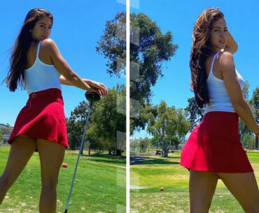 Meet Golfer and beautiful model Karol Priscilla | Golf swing 2022
