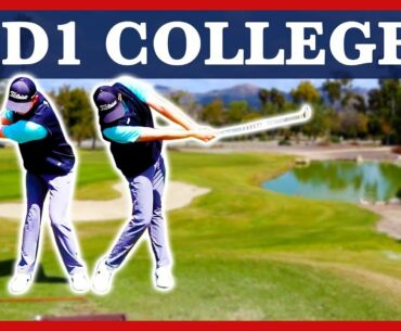 Top D1 College Golfer Lesson - STRIPE SHOW!