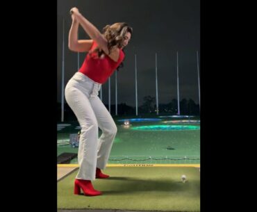 powerful ❤️❤️   #golf #shorts #golfgirl      | GOLF#SHORT