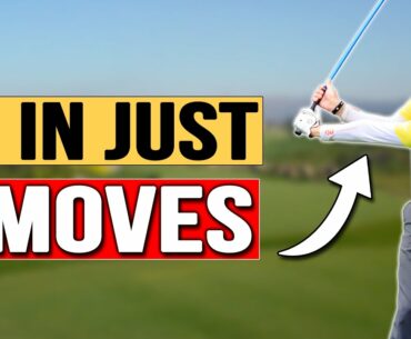 The TRICK To Keeping The LEFT ARM STRAIGHT In The Golf Swing
