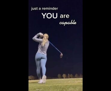 make a better in golf ❤️❤️   #golf #shorts #golfgirl      | GOLF#SHORT