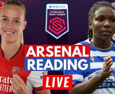 LIVE: Arsenal Women v Reading Women (4-0) | Women's Super League (WSL) | Live Stream Watch Along